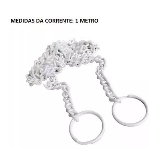 Corrente Janela Basculante De Vidro 2 Argolas 1 Corrente em Oferta na Shopee