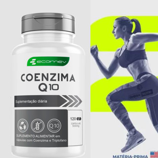 Coenzima Q10 Ubiquinol Maior Absorção 100% Puro 500mg 120Cáps Ecomev