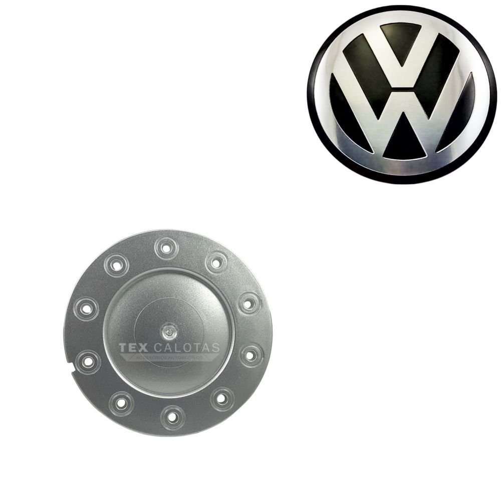 Calota para Centro de Roda de Liga Leve Passat VR6 - Binno T67 (unidade)