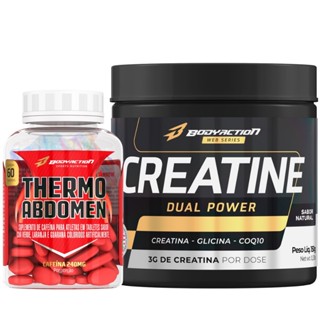 Thermo Abdomen 60 Comp + Creatina 150g - Body Action