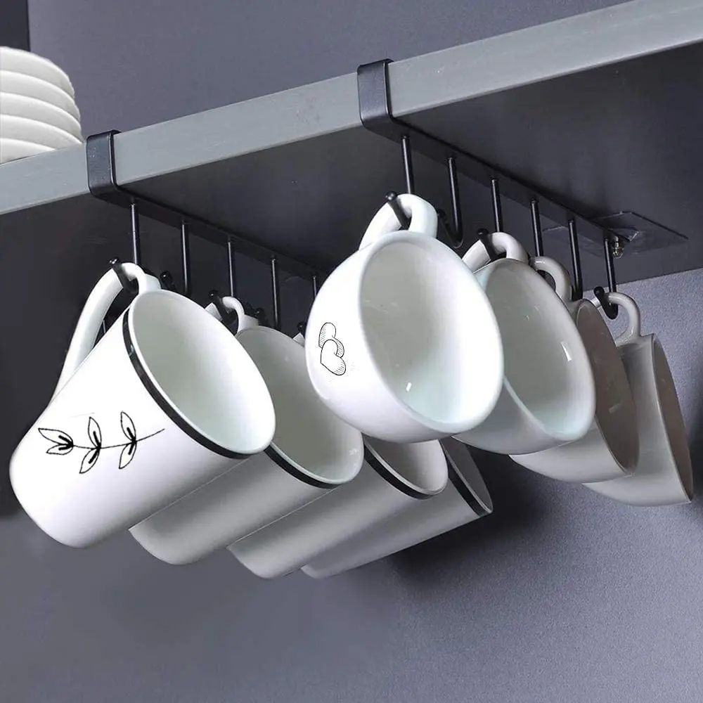 Gancho organizador de cozinha para casa, rack de armazenamento sem pregos de cozinha, para pendurar, ferro forjado em Oferta na Shopee