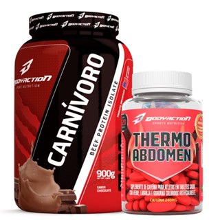Carnívoro Beef Protein Isolate 900g + Thermo Abdomen 120 comp Bodyaction