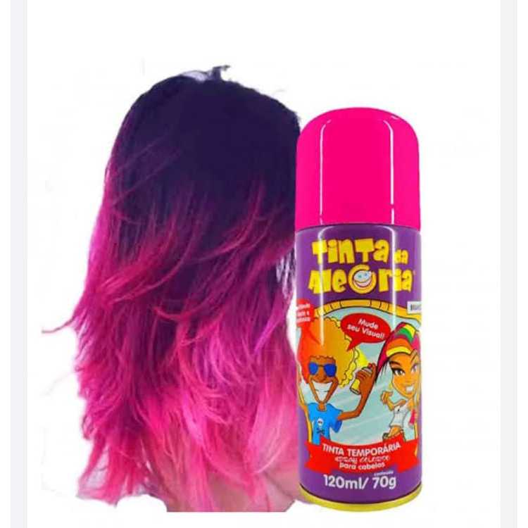 tinta da alegria temporária rosa 120ml