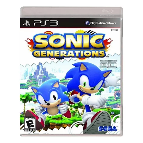 Jogo Sonic Generations - Usado - Ps3 - Midia Fisica