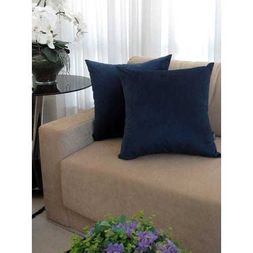 Kit Com 2 Almofadas Cheias Decorativas em Suede 45x45cm Sala Sofá em Oferta na Shopee