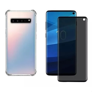 Capa Case P/ Samsung Galaxy S10 + Pelicula Fosca Privacidade em Oferta na Shopee