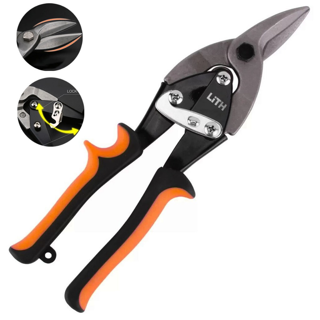Tesoura Alicate Para Cortar Chapa Reto 250mm