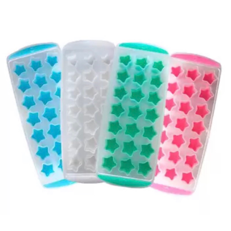 forma de gelo formato estrela/redondo/com tampa em Oferta na Shopee