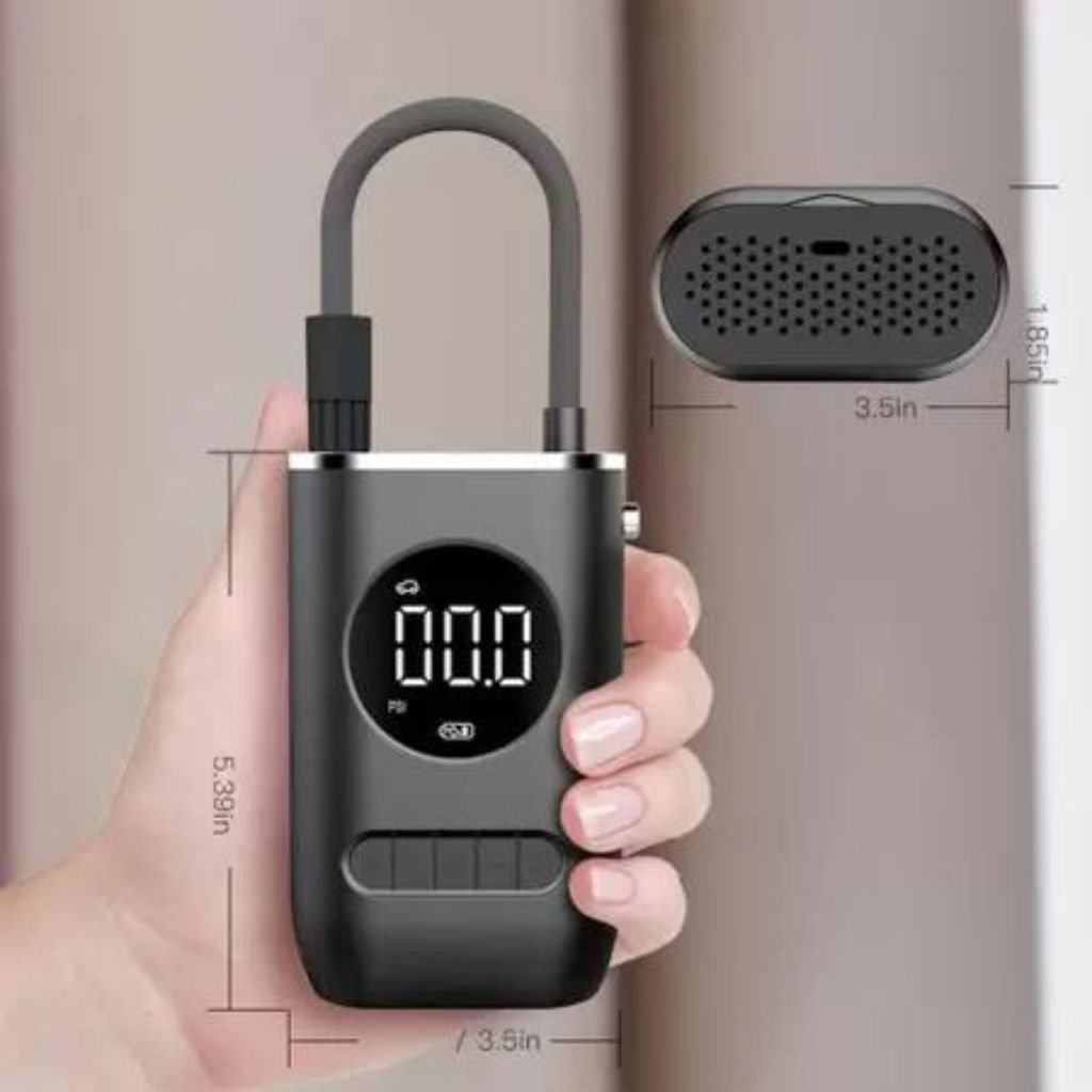 Carro Pneu Inflator Bomba De Ar Elétrica Mini Portátil Sem Fio Compressor Para Motocicleta Bicicleta em Oferta na Shopee