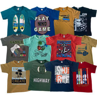 Kit 5 Camisetas Manga Curta Estampado Desenhos Infantil Menino Kids Sortidos Verão Masculino Básico em Oferta na Shopee