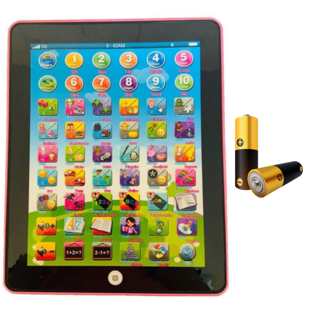 Tablet Educacional I antil interativo bilingue Menor preço