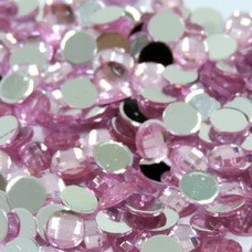 CHATON ( REDONDO COLAGEM 10 mm ) ROSA