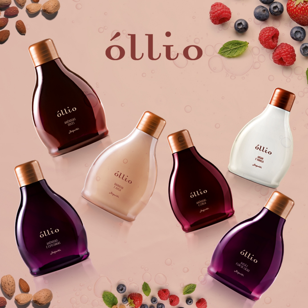 Jequiti Óleo Hidratante Corporal Óllio 200 Ml Escolha Melhor Fragância de Sua Preferência