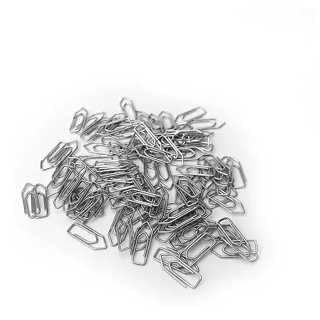 100 Mini clips Prateado nº 5 (para convites) em Oferta na Shopee