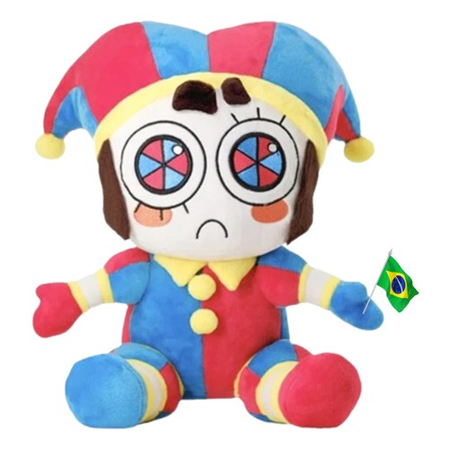 Boneco De Pelúcia Digital Circus Pommi Jax Circo Palhaço Circo Digital em Oferta na Shopee