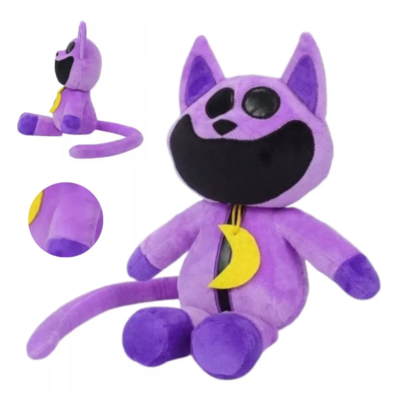 Boneco Pelúcia Gato Catnap Poppy Playtime 3 Jogo Fofo Roxo em Oferta na Shopee
