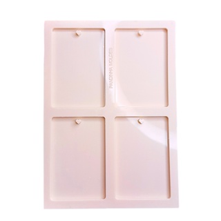 Molde De Silicone Resina Quadrado Retangular Foto Chaveiro em Oferta na Shopee