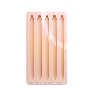 Molde De Silicone Para Resina Caneta Lisa 5 Cavidades em Oferta na Shopee