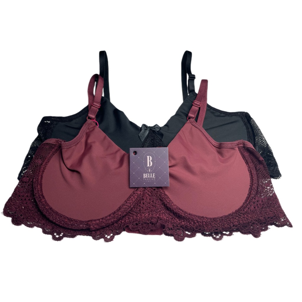 Sutia Kit Com DOIS Sutias Sem Bojo Com Aro Soutien Sutian Lingerie 0213