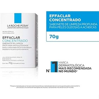 Sabonete Barra Concentrado La Roche-Posay Effaclar 70g em Oferta na Shopee