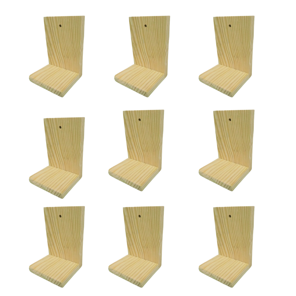 kit com 9 Suportes para plantas Suporte plantas Suporte parede Estante suspensa decorativa Decoração jardim para Suculentas Cactos