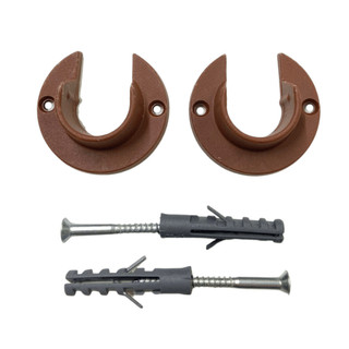 Suporte Par Kit Flange Varias Cores Para Varão 19mm em Oferta na Shopee