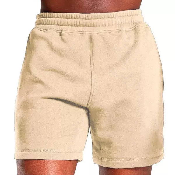 Bermuda Moletom Unissex Viagem Esporte Bolso Elastico Confortavel Algodao Casual Academia Leve