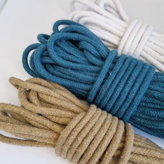 Corda  de algodão trançado 3 Milímetros/4 Milímetros/ Meadas com 10 metros em Oferta na Shopee