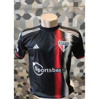 Nova Camisa São Paulo Preta LANÇAMENTO 2023-24 de Alta Qualidade FRETE GRÁTIS ENVIO IMEDIATO