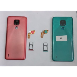 kit tampa traseira + botão biometria + gaveta do chip moto E7 novo em Oferta na Shopee