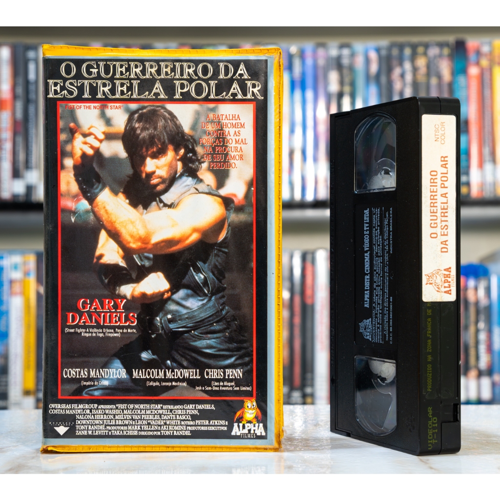 VHS O Guerreiro Da Estrela Polar - LEGENDADO - Gary Daniels Chris Penn - Original - Fita de Vídeo Filme - Alpha Filmes - Raro