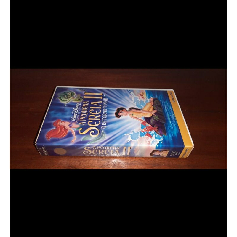 vhs Pequena Sereia II 2 disney