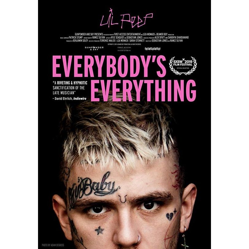Poster Lil Peep 42x30cm Tamanho Grande Capa de Álbum Posters Parede
