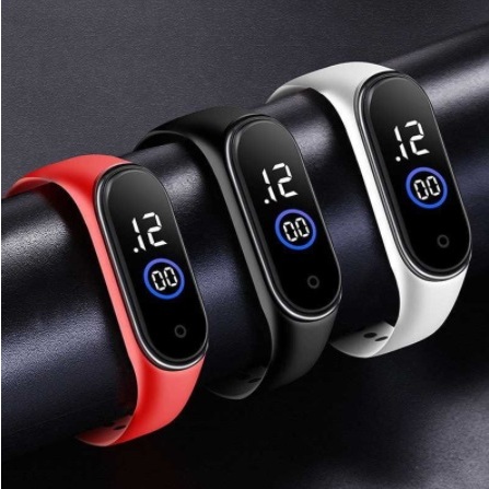 Relógio Led Digital Varias Cores Pulseira de Silicone Unisex Masculino e Feminino Infantil 3242