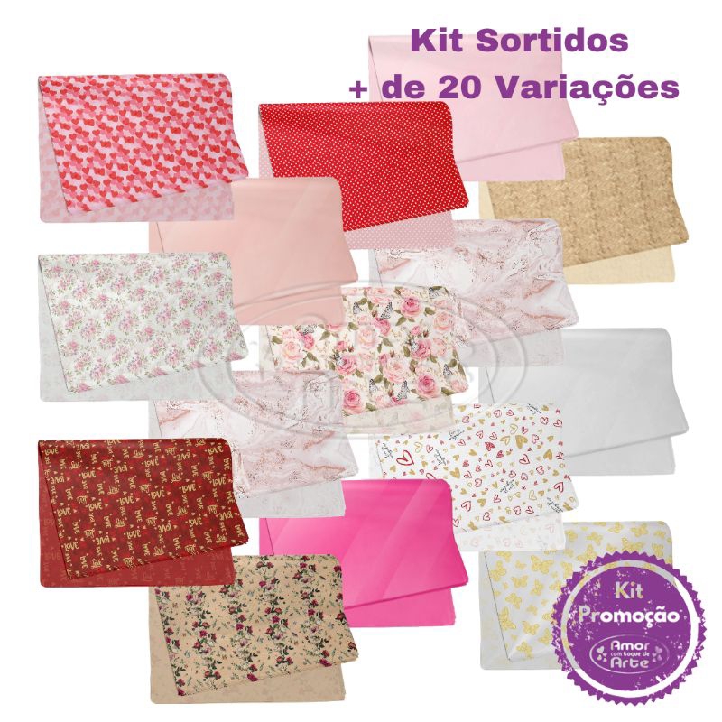 Kit 50/100/150 Poli Sujinho Liso/Decorado 50,0 x 70,0cm Sortidos, mais de 20 variações. em Oferta na Shopee