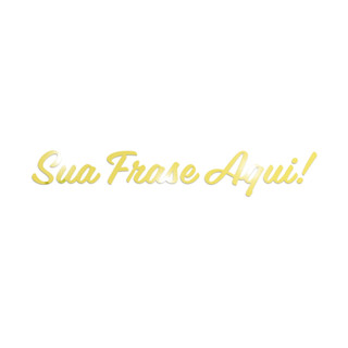 Frases em Acrílico Personalizada Várias Cores em Oferta na Shopee