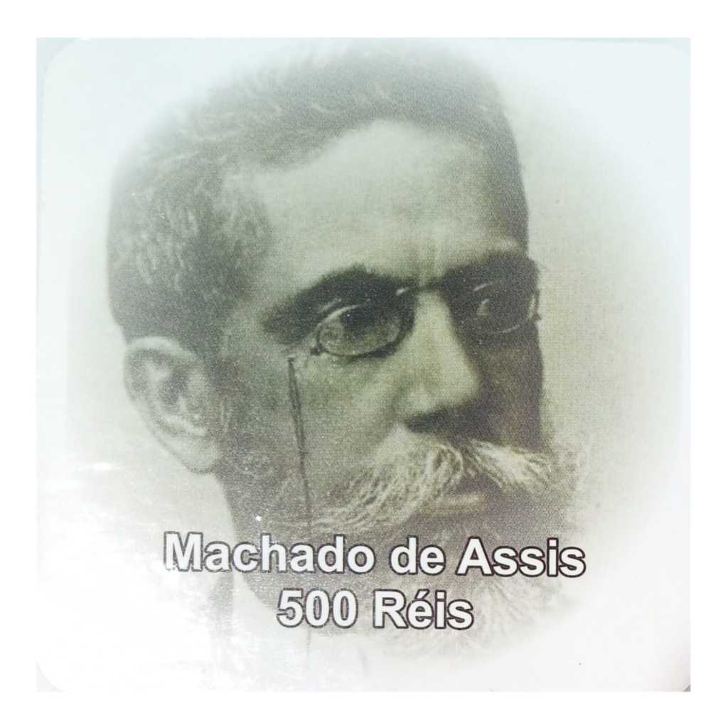 Cartela para moeda 500 reis 1939 Machado de Assis - organizer