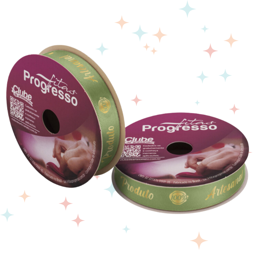 Fita de Cetim 15mm x 10m - Produto 100% Artesanal - 478 - 1 unidade - Fitas Progresso - Rizzo Distribuidora