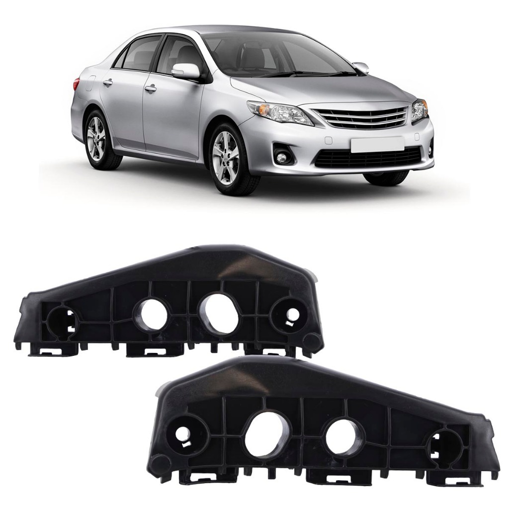 Suporte Guia Parachoque Dianteiro Corolla 2012 2013 2014 Preto - Spare Parts and Accessories for Vehicles