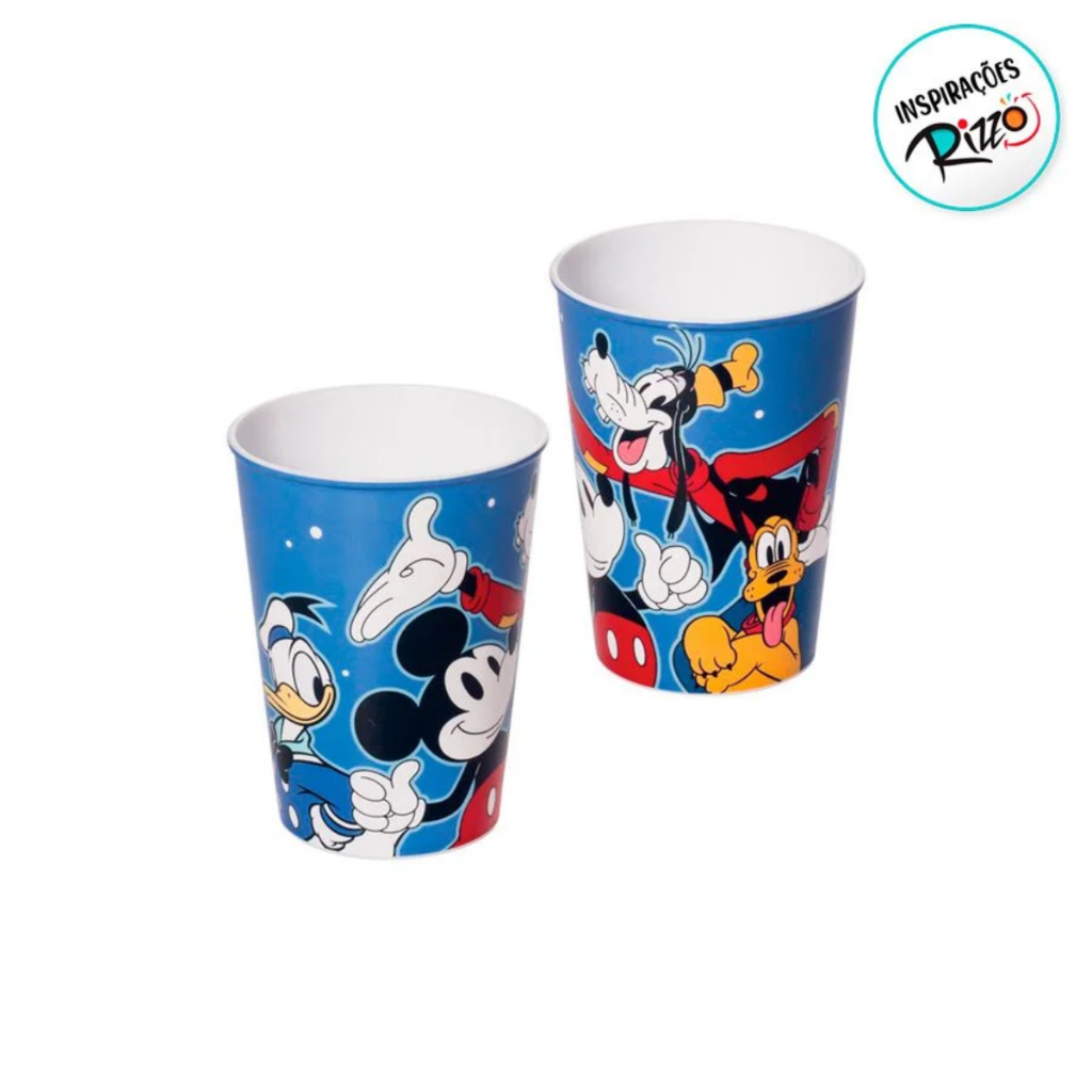 Copo de Plástico Festa Mickey 320ml Disney - Plasútil - Rizzo Festas - Home & Living