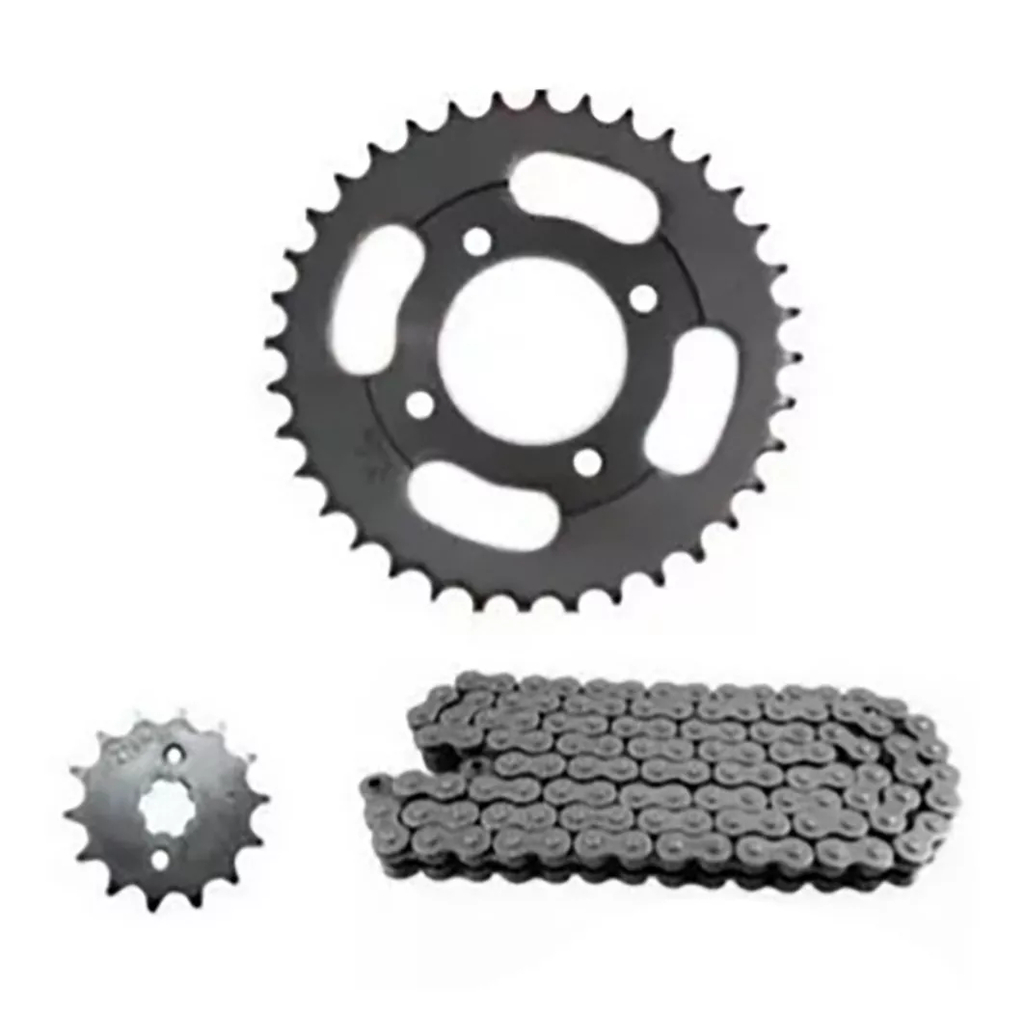 Kit Transmissão Relação Completa Corrente Coroa Pinhão Traxx Star 50