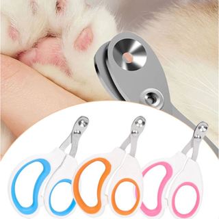 Cortador De Unhas Alicate Com Furo Para Gato Corte Preciso Evita Sangramento Aço Inoxidável Tesoura LR-0217 em Oferta na Shopee