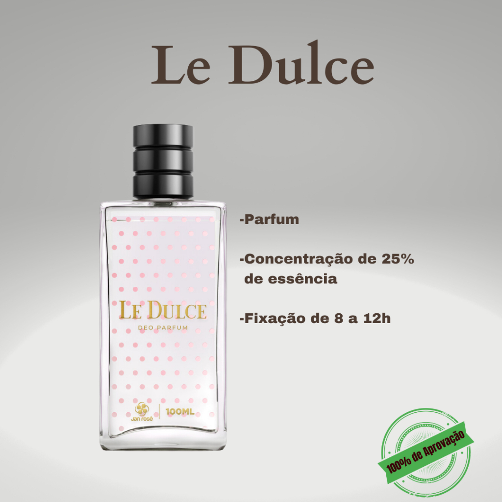 Perfume Feminino Lê Dulce -Jan Rosê