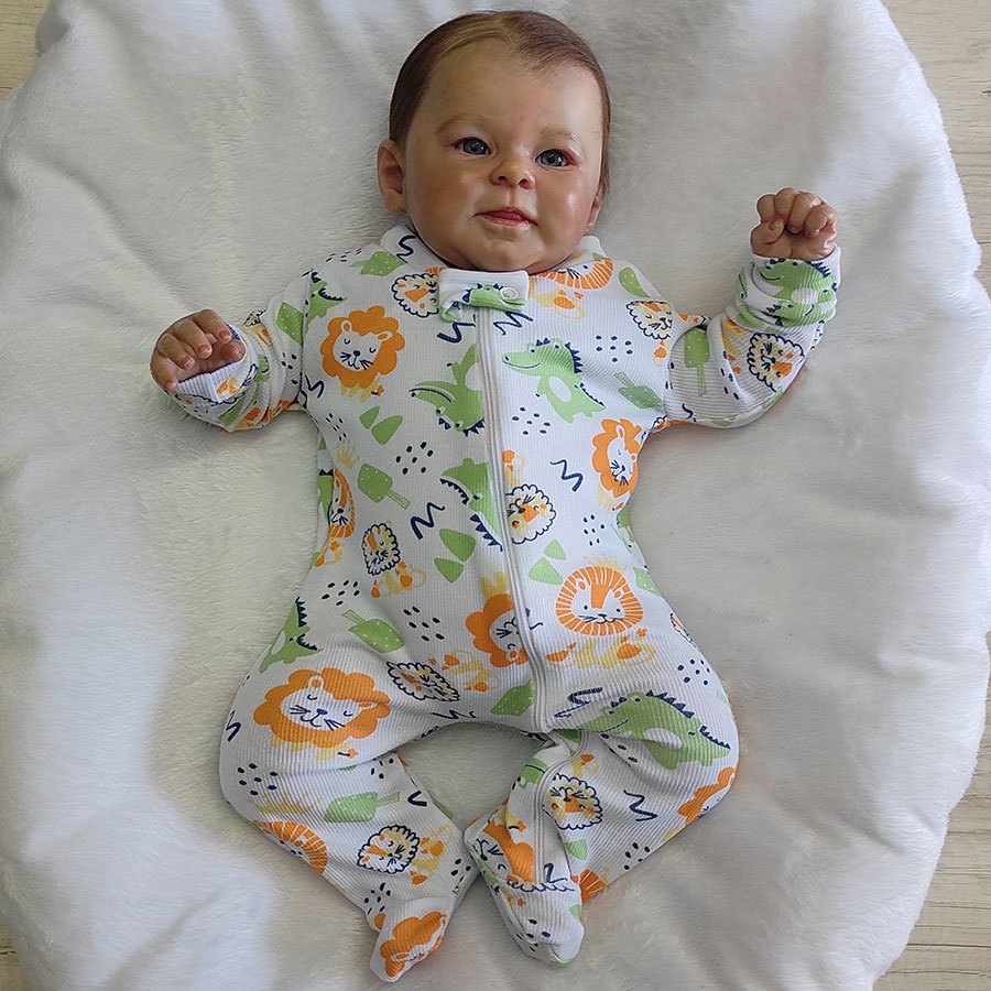 Roupinha Macacão Manga Longa Para Bebê Menino Pijaminha Fechamento Ziper Malha Canelada Es...