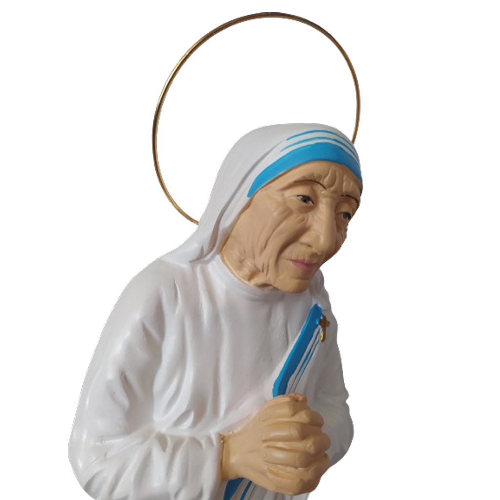 Imagem De Madre Teresa De Calcuta 35 Estatua Tereza Aureola DE METAL
