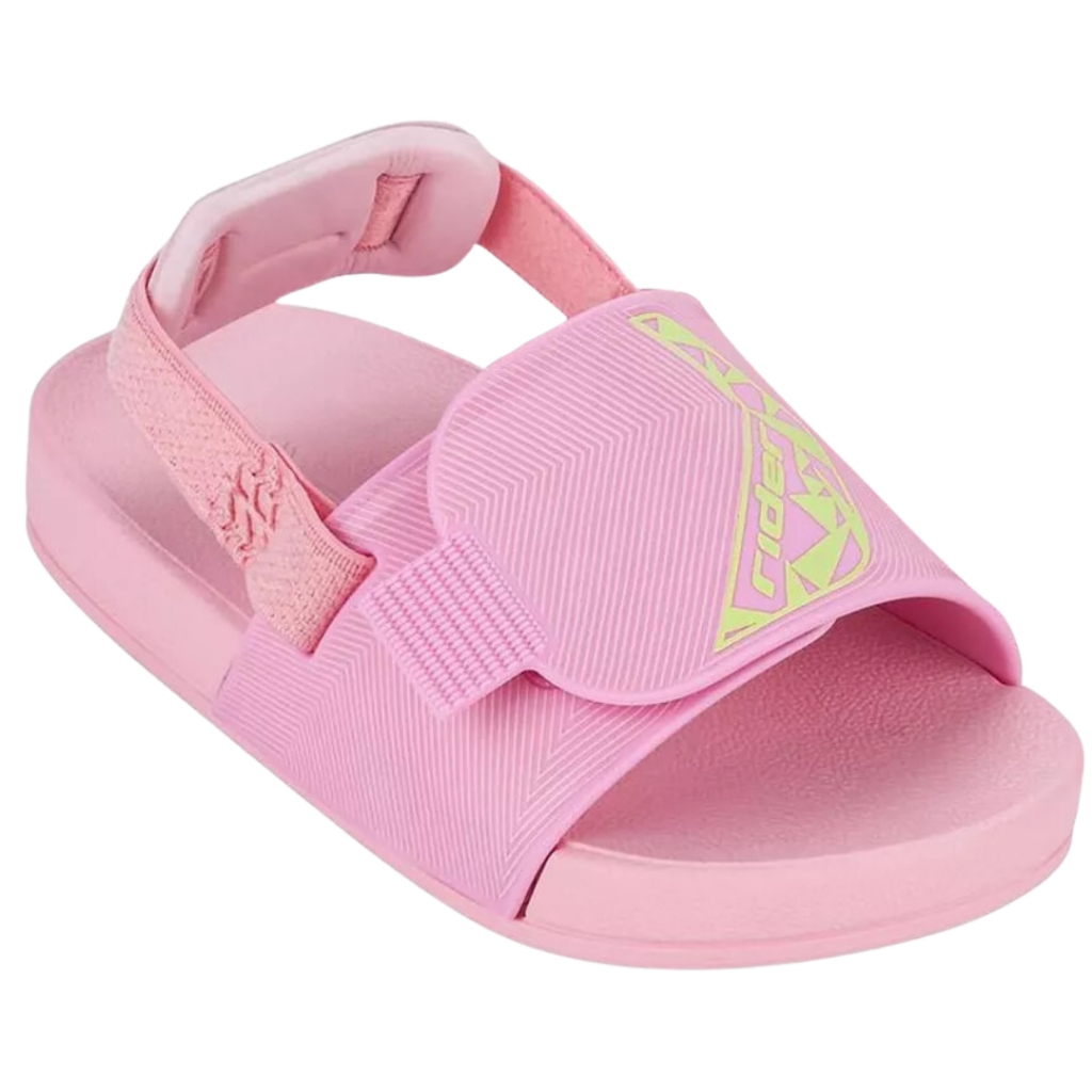 Chinelo de Bebê Feminino Sandália Com Elástico Menina Slide Rider Full 86 Baby 12278