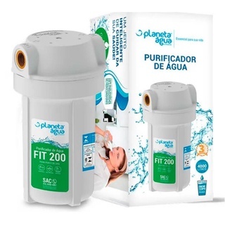 Purificador de Água Fit 200 Branco  Com Refil PA 200 7 Pol Rosca1/2 Branco - 2000 em Oferta na Shopee