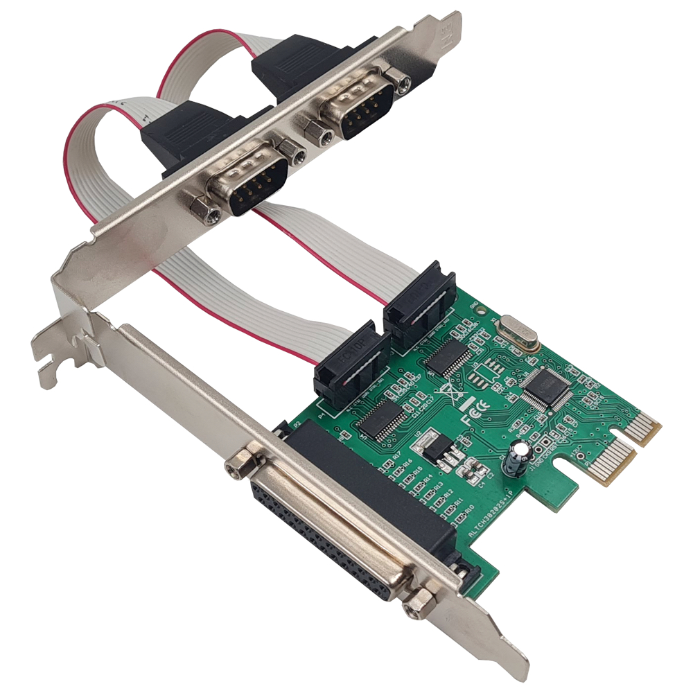 Placa Pci Express X1 Multiserial Com 2 Seriais E Low Profile