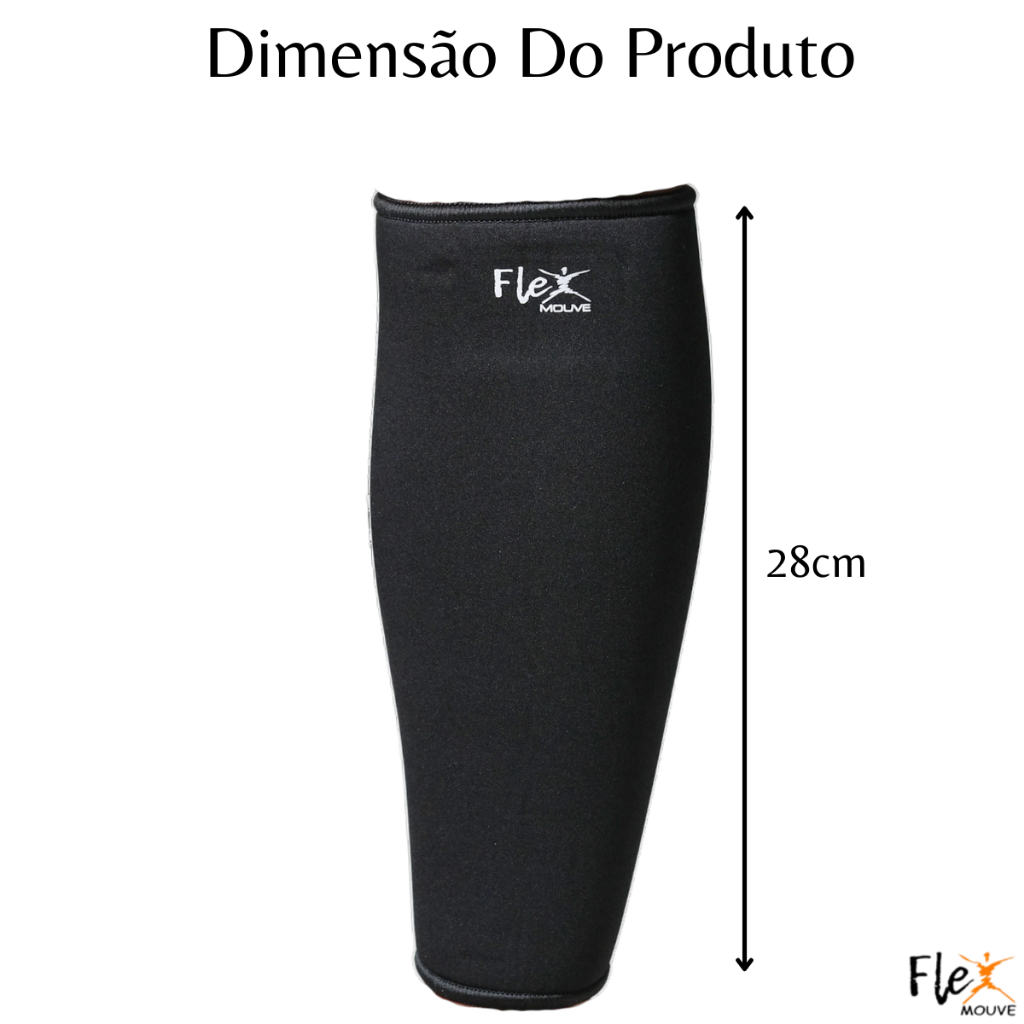 Suporte De Panturrilha Compressão Neoprene Para Crossfit Treino Protetor Profissional Exercícios