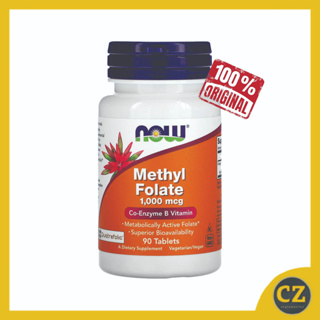 Metilfolato 1.000 mcg (90 Tabletes) - Now Foods em Oferta na Shopee